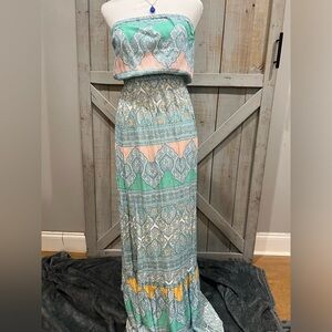 O’Neill Strapless Maxi Dress
